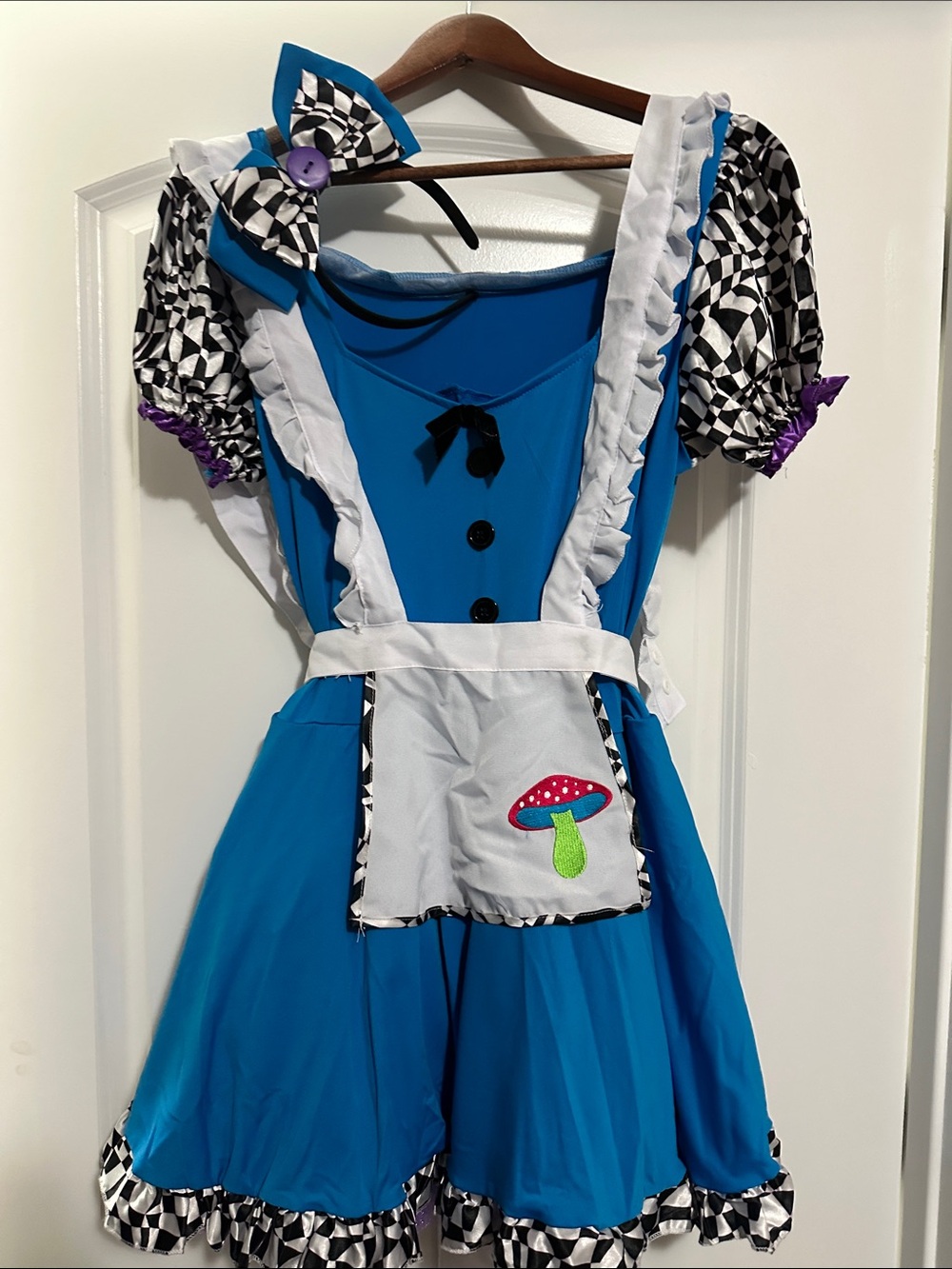 Spirit Blue and White 'Down the Rabbit Hole' Women's Costume - Picture 2 of 2